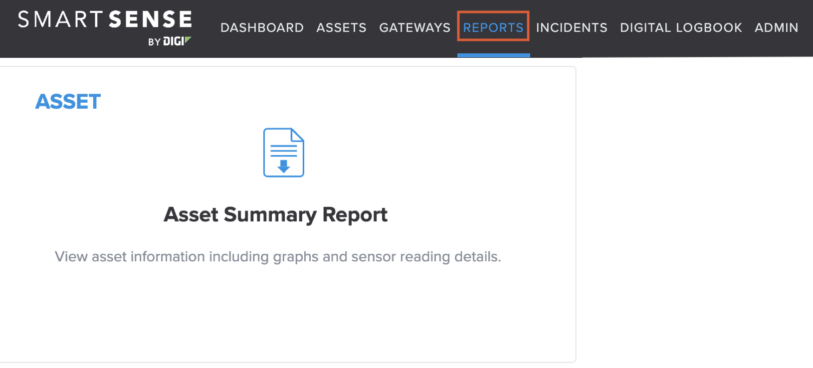 How to Use the Asset Summary Report – SmartSense