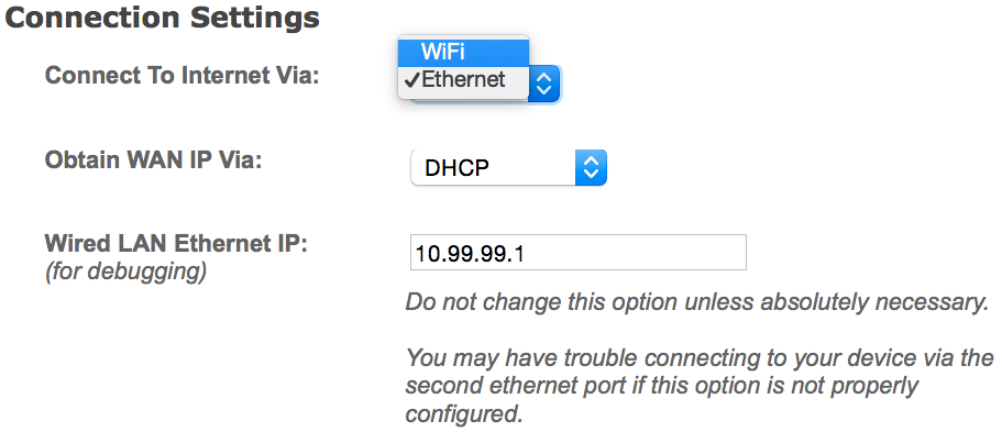 WiFi: Setting Up / Changing Network Settings – SmartSense